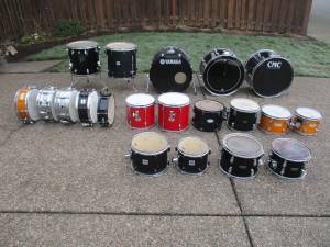Orphan Drums -- Bass Drums, Floor Toms, Toms, Snare Drums (BEAVERTON)