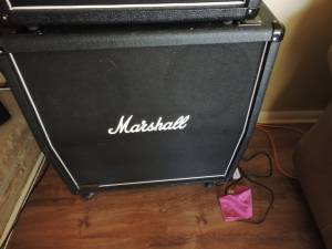 marshall amp and Cabinet (brkfld)