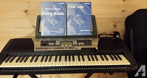 Yamaha Portable Electric Piano With Case/books/stand