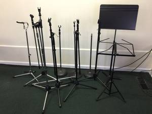 Music stand assortment (Lexington, SC)