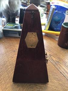 Antique Maelzel metronome Seth Thomas Seth Thomas with bell (Framingham)