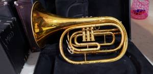 FRENCH HORN w/ Case King 1122 Bb MARCHING (Avery texas)