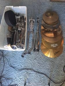 Cymbals, Misc. drum equipment (Whitestone)