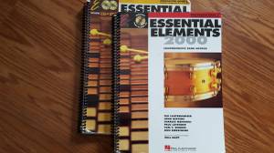 Essential Elements - Percussion Books 1 & 2