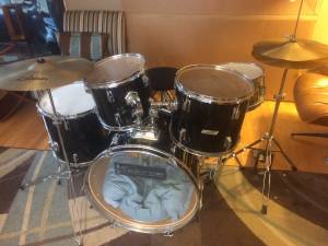 80's Vintage 5 Piece Kadence Drum Set, Cymbals, Throne (Ferndale Area)