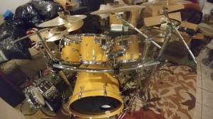 Mapex Pro M 6 complete kit rack cymbals (TRADE)