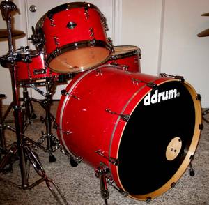 ddrum USA Custom 4 pc. Drums Mint