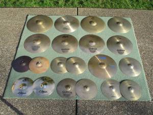 Professional & Mid Level Cymbals -- Rides, Crash, Hi Hats - New & Used