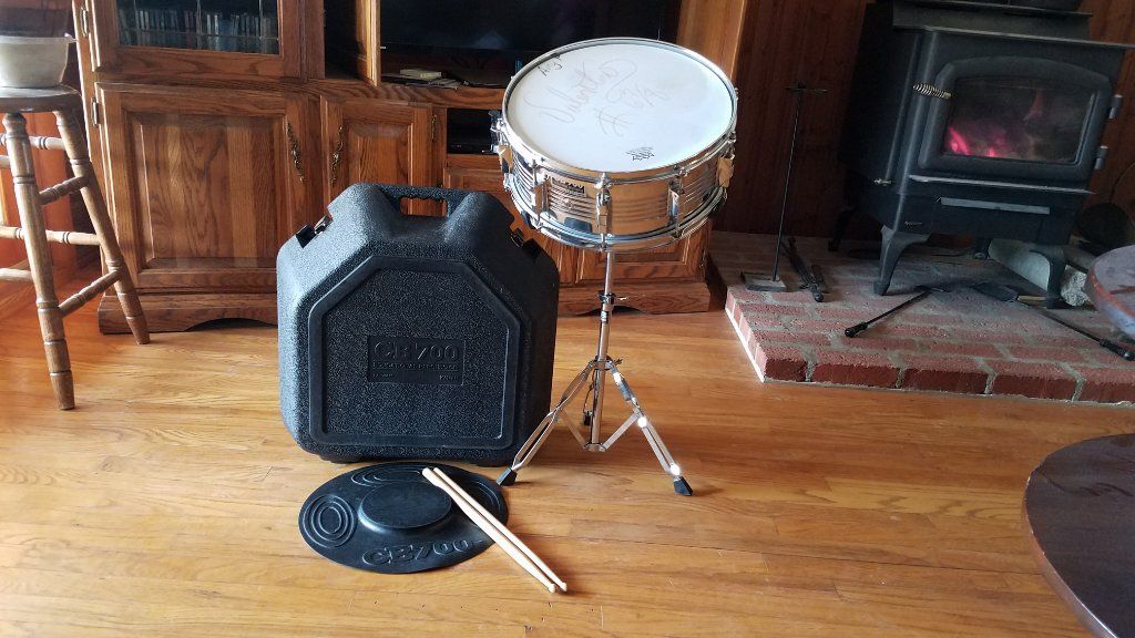 kanam CB700 educational percussion snare drum with case and accessories