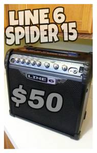 Line 6 spider 15 guitar amp with effects (Grayslake)