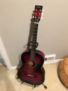 Johnson JG-100-R Student Acoustic Guitar, Redburst (Portsmouth)