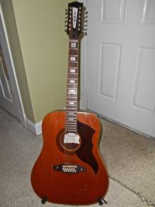 Vintage EKO 12 string acoustic guitar (Annapolis, Md)