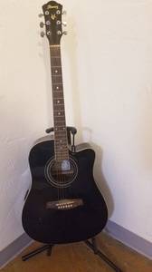 Black Acoustic Guitar (Ibanez V70CE) (Oklahoma City)