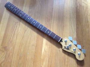 1995 fender precision bass neck with tuners clean (Warwick)