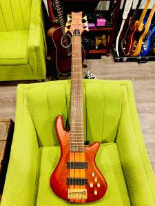 Beautiful and smooth Schecter Studio 6 -6 String Bass (Fairbanks)