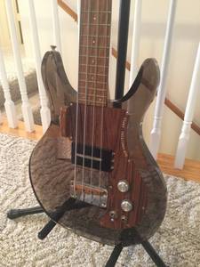 Dan Armstrong smoke tinted clear bass (Quincy IL)