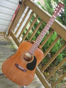 Vintage Mahogany Hohner Guitar 90's (NVA)