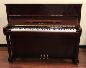 Kawai K-30E upright piano mahogany polish (McLean)