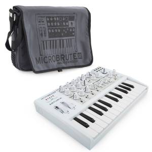WHITE Edition ARTURIA MICROBRUTE SYNTHESIZER Modular Keyboard (Monterey Park)