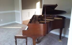 Piano. (baby grand) (Raleigh)