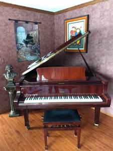 Baby grand piano, Petrof (Winona)