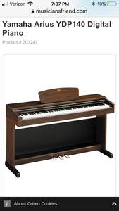 Yamaha Arius YDP140 Digital Piano (Severna Park)