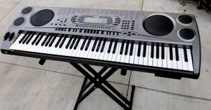 WK-1630 Casio 76-Key Keyboard Workstation W/ Stand & Power Cord (PARKLAND)