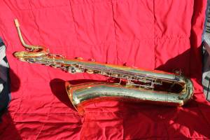 Bundy Baritone Saxophone--Great Player (Beverly)