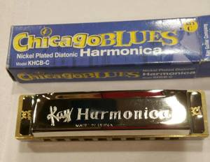 NEW Kay Chicago Blues Diatonic Harmonica. key of C, NEW in Box (Myrtle Creek)
