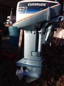 very clean 9.9 hp shortshaft evinrude boat motor 15 20 10 (mountain home ar)