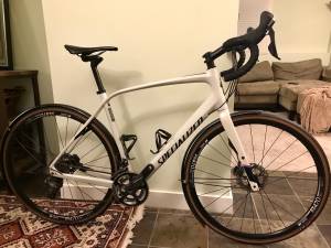 2016 Specialized Diverge Expert Carbon (58cm) + Ultregra + Fenders (Green Lake)