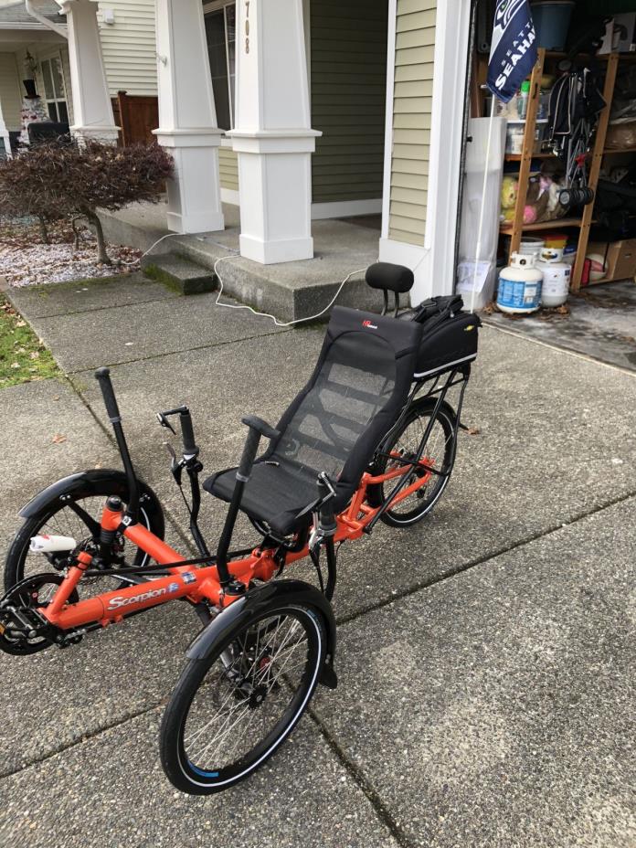 For sale Scorpion FS 20 recumbent tricycle