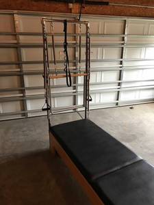 Pilates reformer/wall tower