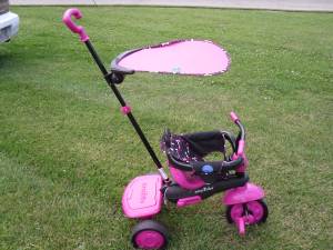 Girl's Pink/black 4 in 1 Smart Trike with Canopy (Waterford, WI)
