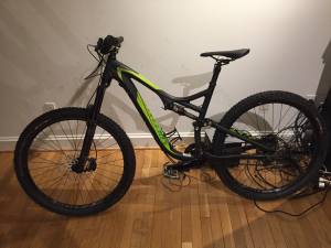 2015 Specialized Stumpjumper Comp EVO 650/27.5 Large Mountain Bike -