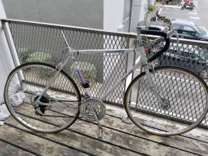 Free spirit ten speed silver and blue $60obo (Riverside & pleasant valley)