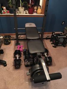 Weight Bench (weights not included) (New Philadelphia)