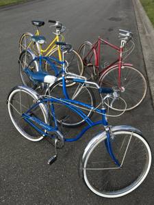 Schwinn Corvette - 1959, 1 Varsity - 1971, 1 Suburban - 1972 (Auburn/Tukwila)