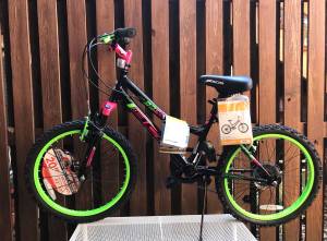 Brand New- BCA 20 SCO Kids Bike, Black/Green, For Ages 8-12 (Silver Spring)