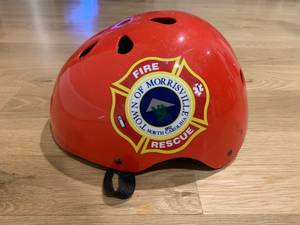 Town of Morrisvile Fire Rescue Kids Bike Helmet (Apex,NC)