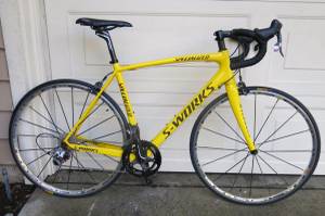 56cm S-WORKS Specialized Tarmac carbon road bike MAVIC R-SYS (Alhambra)