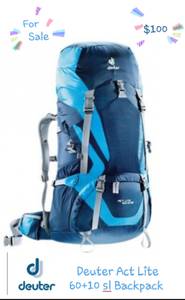 Deuter Act Lite 60+10 sl backpack (Valley)