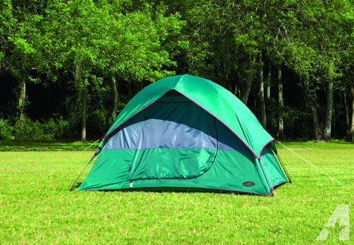 NEW 3 Person Hastings Square Dome Tent w/ Oversized Top Canopy Camping