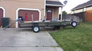 Duck Hunting Boat- Trade For Cargo Trailer (Pendleton OR)