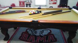 MD Sports Pool Table w/Wall Storage Case & Accessories (Millbrook)
