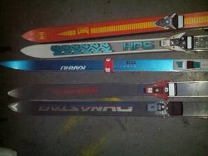 Lot of Ski's 5 pair, Dynastar, K2, Hart, w/bindings $29 for all