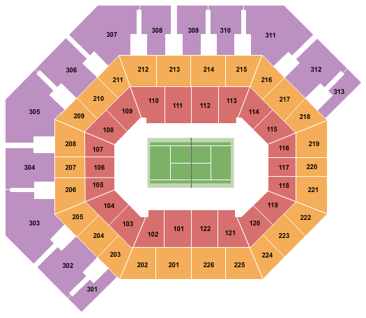 BNP Paribas Open - Stadium 2 Only Tickets