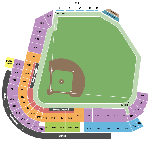 Fresno Grizzlies vs. Omaha Storm Chasers Tickets