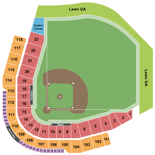 Salt Lake Bees vs. Fresno Grizzlies Tickets