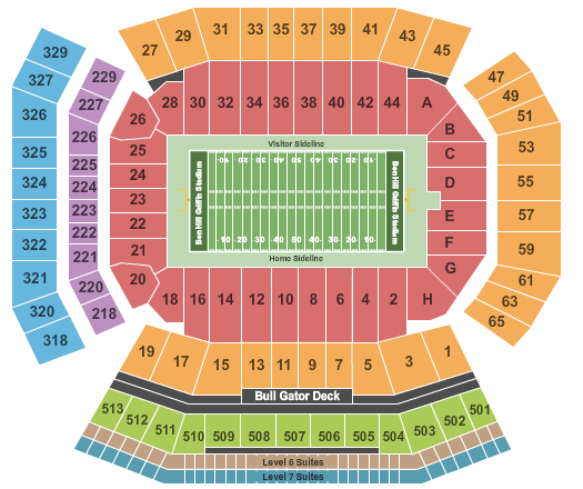 2019 Florida Gators Football Season Tickets (Includes Tickets To All Regular